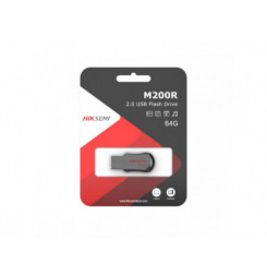 HIKSEMI HS-USB-M200R, USB Kľúč, 64GB, čer/čier