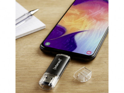 INTENSO Twist Line, USB-C/USB-A, USB Kľúč, 32GB