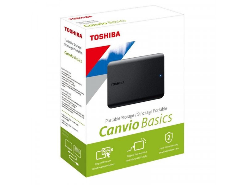 TOSHIBA Canvio BASICS 2022, 1TB, USB3.0, 2,5"