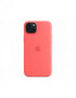 APPLE iPhone 15 Plus Silicone Case, MagSafe, Guava