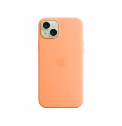 APPLE iPhone 15 Plus Silicone Case, MagSafe, Orang