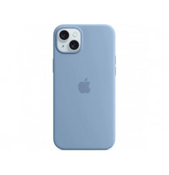 APPLE iPhone 15 Plus Silicone Case, MagSafe, WBlue