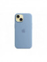 APPLE iPhone 15 Silicone Case, MagSafe, Storm Blue