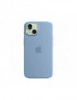 APPLE iPhone 15 Silicone Case, MagSafe, Winter Blu