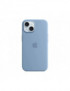 APPLE iPhone 15 Silicone Case, MagSafe, Winter Blu