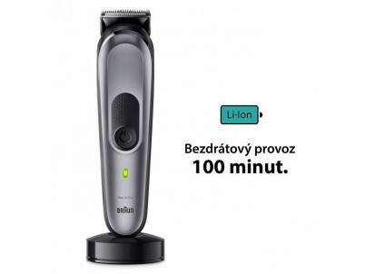 BRAUN MGK 7420, Zastrihávač brady 10v1, Grey