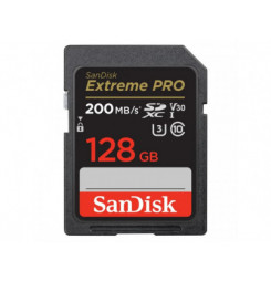 SanDisk Extreme PRO SD karta, 128 GB, V30, C10