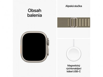 APPLE Watch ULTRA 2 GPS+CE, 49mm Ti Ol Al Loo S