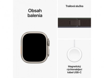 APPLE Watch ULTRA 2 GPS+CE, 49mm Ti BB Tr Loo S/M