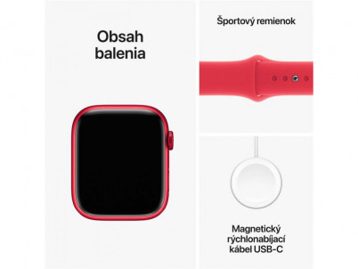 APPLE Watch SERIES 9 GPS, 41mm, RA RS B S/M