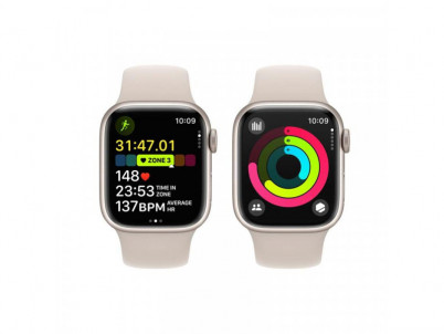 APPLE Watch SERIES 9 GPS, 41mm St Al St Sp Ban M/L