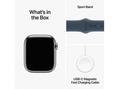 APPLE Watch SERIES 9 GPS+Cell, 41mm, SS SBS B S/M