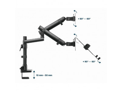 GEMBIRD MA-DA3-02, Držiak na monitor 17"-32"