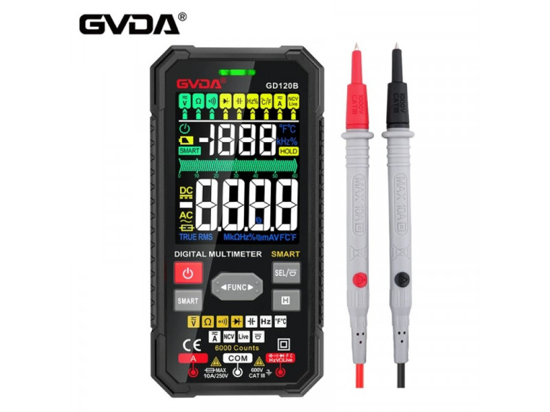 GVDA GD120B, Digitálny multimeter