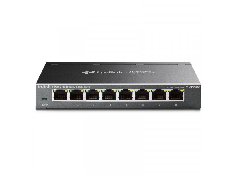 TP-Link TL-SG608E, Switch 8-Port/1000Mbps/Desk