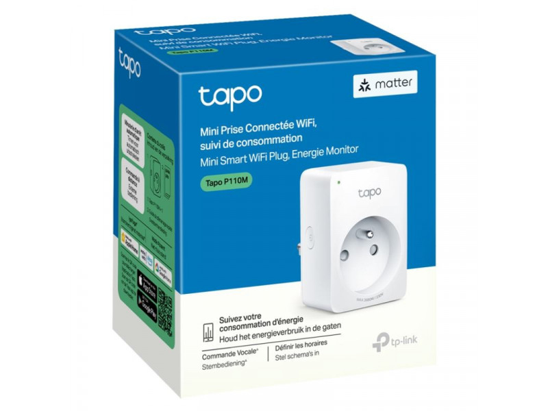 TP-link Tapo P110M, Mini Smart Wi-Fi zásuvka FR