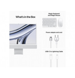 APPLE iMac (2023) 23,5" 4.5K M3 10GPU/8/512/Int/Si