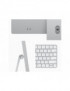 APPLE iMac (2023) 23,5" 4.5K M3 8GPU/8/256/Int/Sil