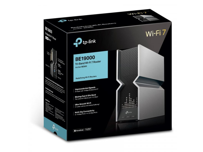TP-Link Archer BE800 BE19000 Wi-Fi 7 Router