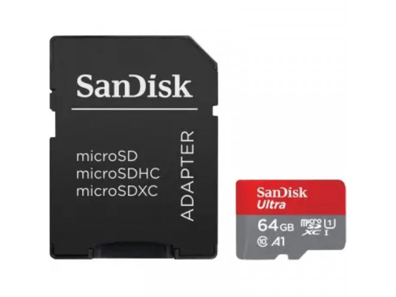 SanDisk Ultra Micro SDXC 64GB 140MB/s UHS-I+A