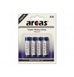 ARCAS Batéria R06, Zink-oxid AA, 4ks