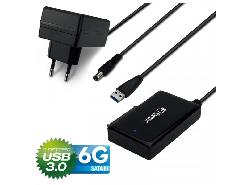 FANTEC 2571 USB 3.1 do SATA adaptér pre 2,5/3,5"