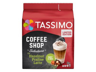 TASSIMO Hazelnut praline 268g TASSIMO
