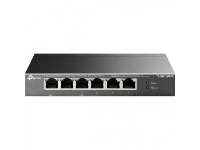 TP-Link TL-SG1006PP, Switch 6-port/1000Mbps/D/PoE+