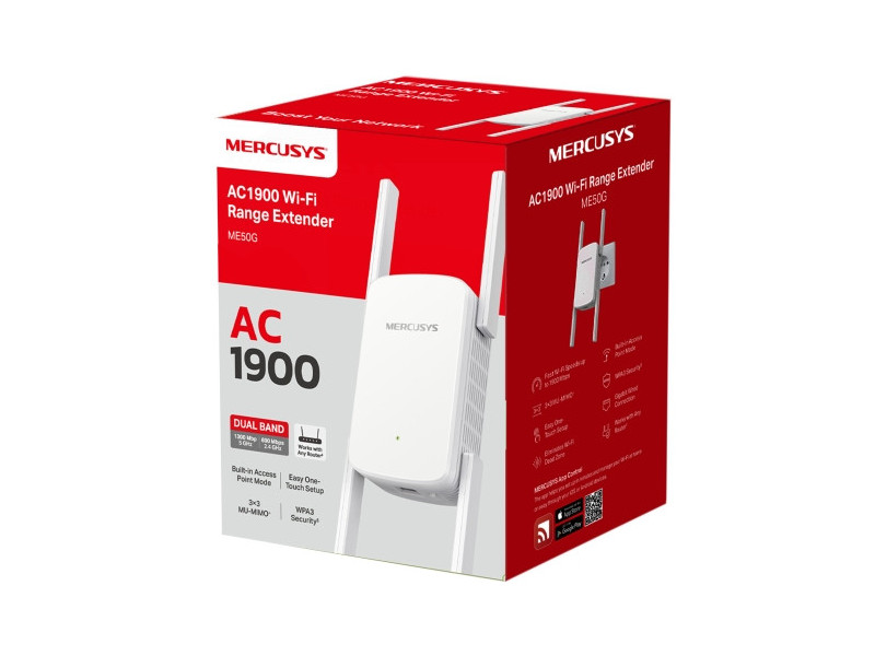 MERCUSYS ME50G AC1900 Wi-Fi 6 Range Extender