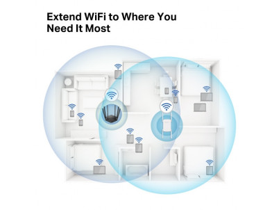 MERCUSYS ME50G AC1900 Wi-Fi 6 Range Extender