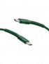 Zelený 2x TypeC 60W 1M 3A kábel Mobilnet