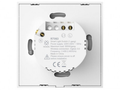 WOOX R7063, Smart wall light switch ZigBee