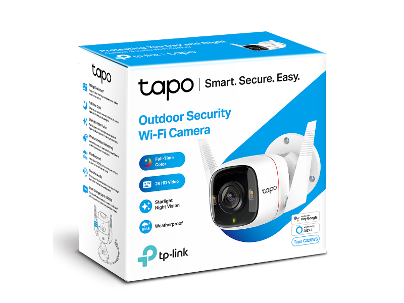 TP-link Tapo C320WS, Outdoor Security Wi-Fi Kamera