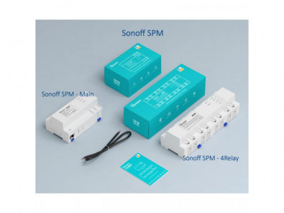 SONOFF SPM - Main, eWeLink Prepínač s meraním spo.