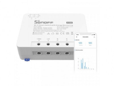 SONOFF POW R3, eWeLink Prepínač s meraním spo.