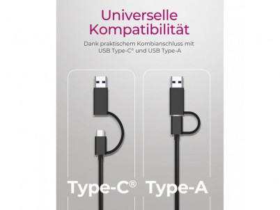 RAIDSONIC ICY BOX IB-LAN301-C3, LAN Adaptér USB C