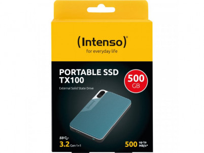 INTENSO TX100, Externý SSD disk, 500GB