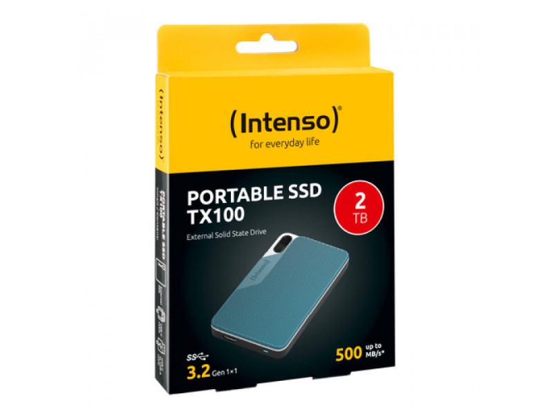 INTENSO TX100, Externý SSD disk, 2TB