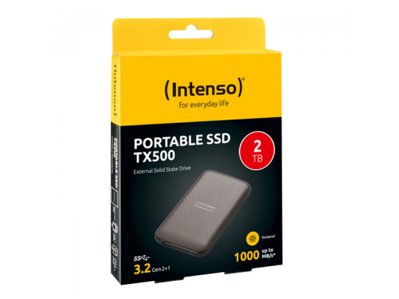 INTENSO TX500, Externý SSD disk, 2TB
