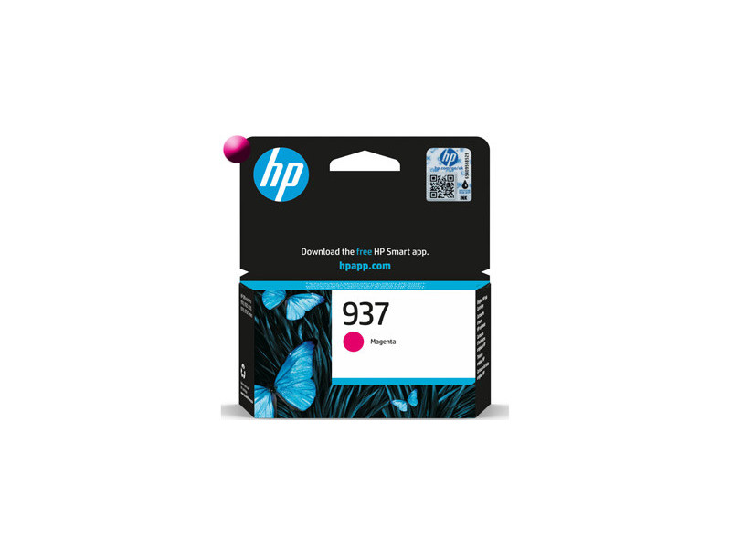 HP 937, Cartridge, purpurový (magenta) (4S6W3NE)