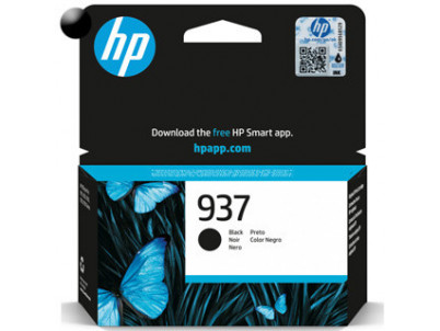 HP 937, Cartridge, čierny (black) (4S6W5NE)