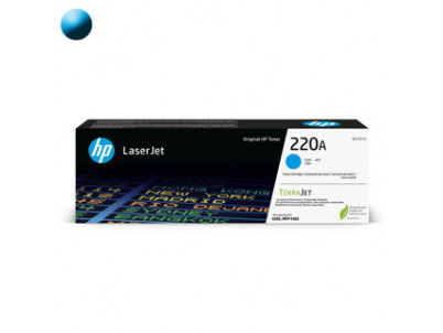 HP 220A Toner W2201A, azúrový (cyan)