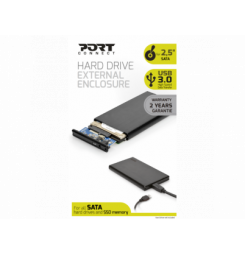 PORT DESIGNS Externý box 2.5" SSD/HDD, USB 3.0