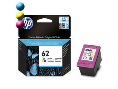 HP 62 Cartridge, trojfarebný (C2P06AE)