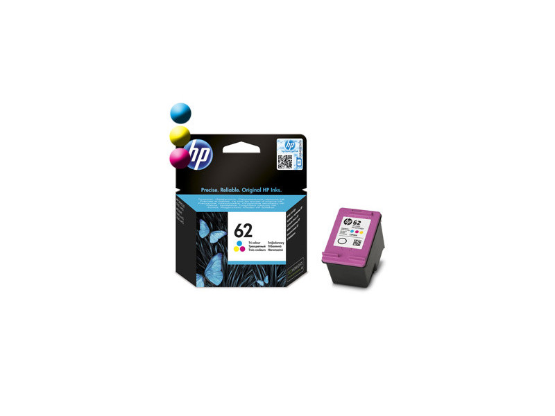 HP 62 Cartridge, trojfarebný (C2P06AE)