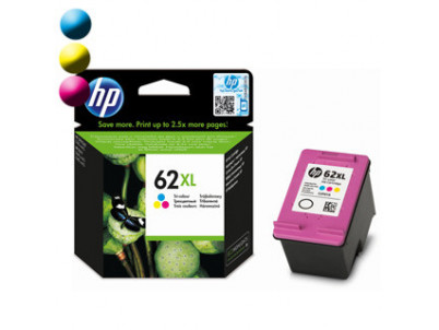 HP 62XL Cartridge, trojfarebný (C2P07AE)