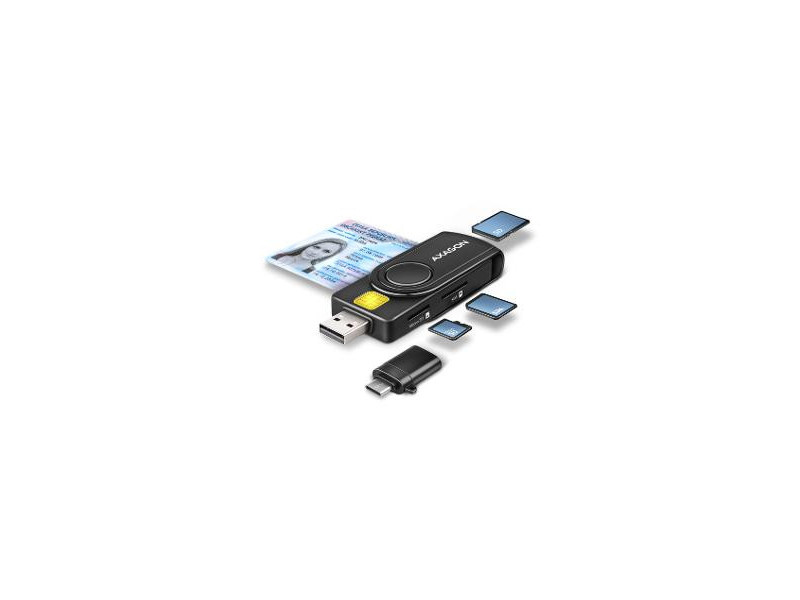 CRE-SMP2A čítačka kariet USB-A + OP