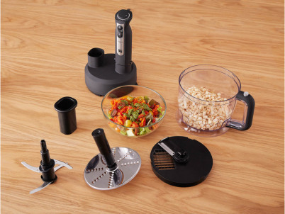 Set G21 mixér VitalStick Pro 1000 W s Food Processorom, Black