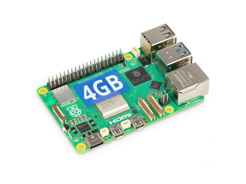 PC Raspberry Pi 5, 4GB/WiFi/BT/1000Mbps