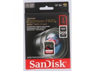 SanDisk Extreme PRO SD karta, 1 TB, SDXC, UHS-I